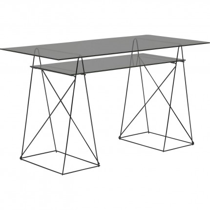 Desk Polar black 135x65cm Kare Design