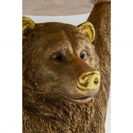 Bijzettafeltje Animal Bear Gouden Kare Design