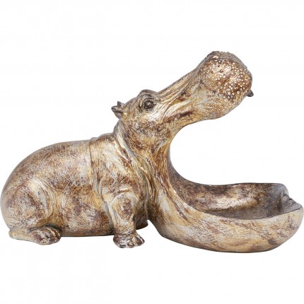 Bowl hippopotamus copper Kare Design