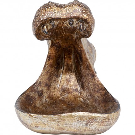 Serveerschaal nijlpaard koper Kare Design