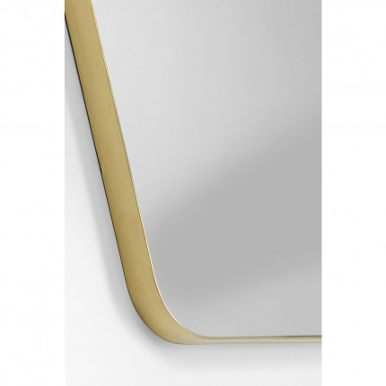 Wall Mirror Shape Hexagon Brass 64 x 94,5cm Kare Design