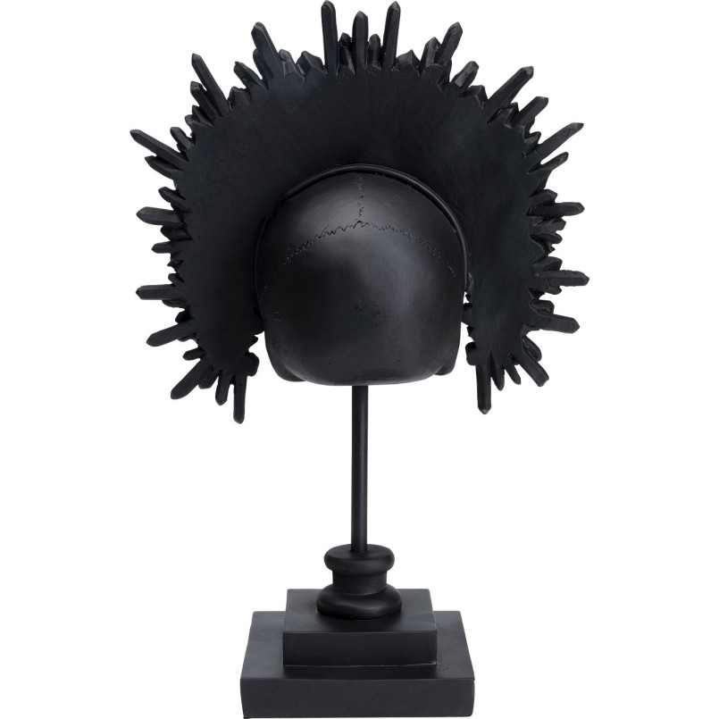 Objet décoratif King Skull noir