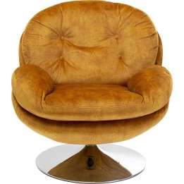 Fauteuil pivotant Cosy ambre