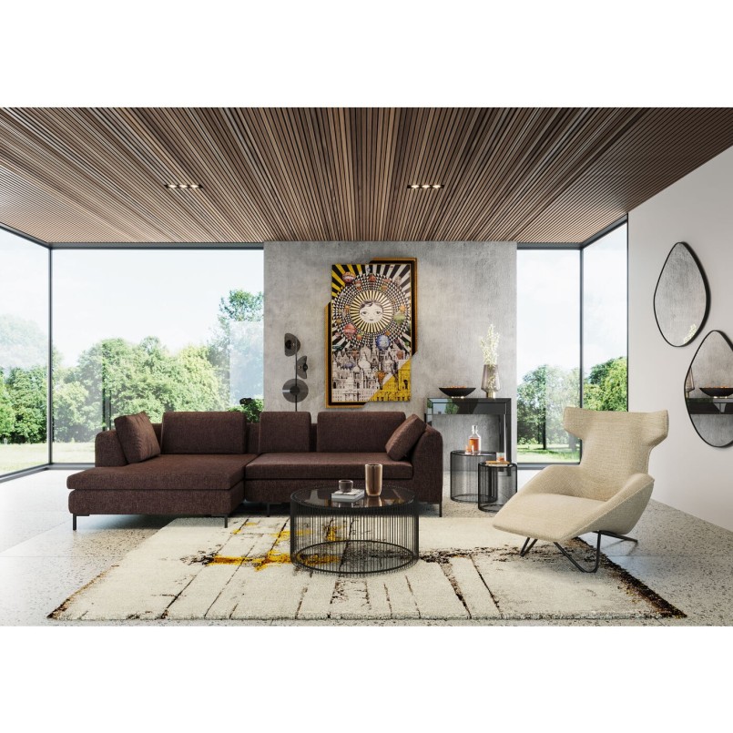 Tapis Abstract gris line 240x170cm Kare Design