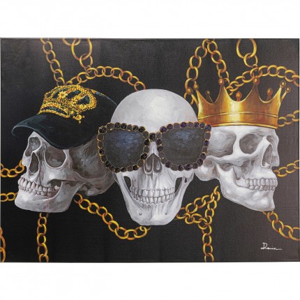 Picture Skull Gang 90x120cm Kare Design
