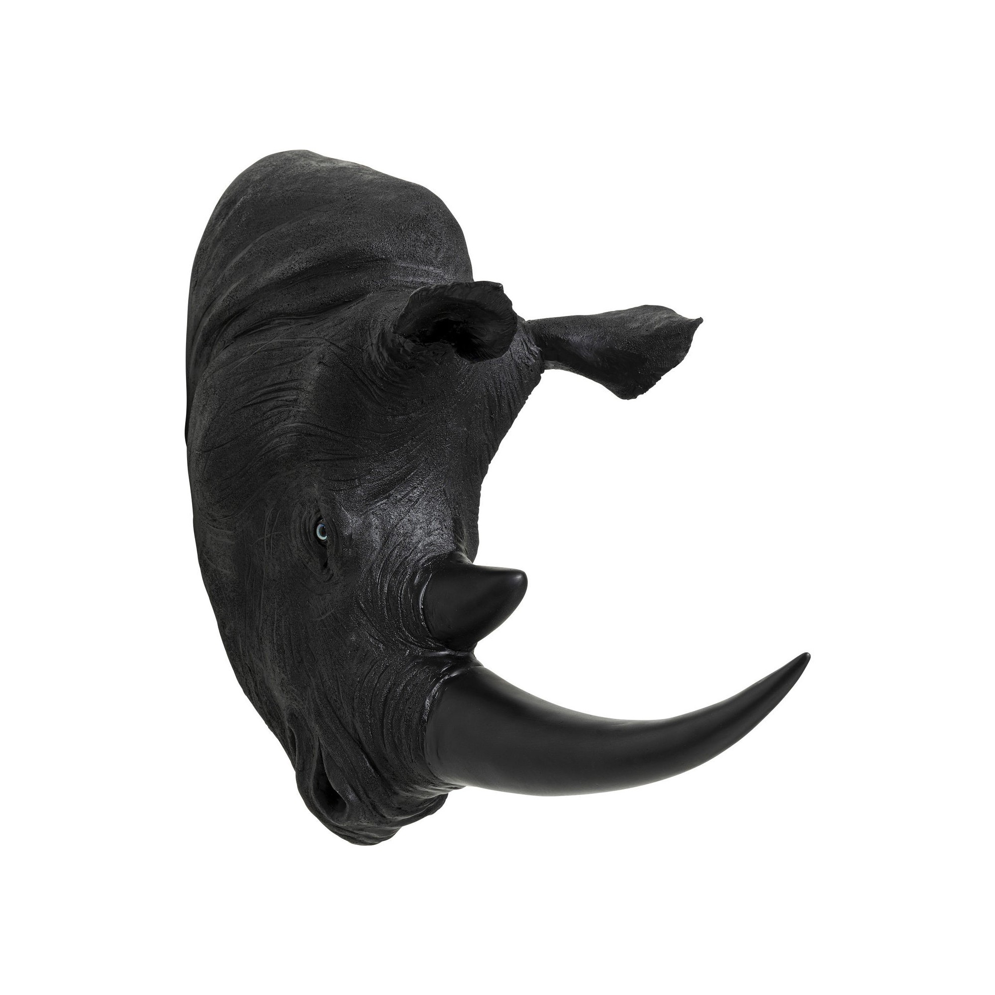 Objet mural Rhino Head antique noir
