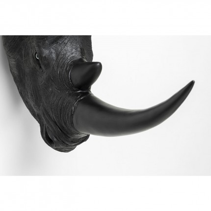 Deco Head Rhino Antique Black Kare Design