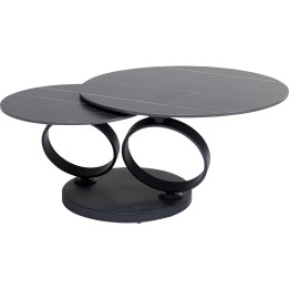 Table basse Beverly noire 133x80cm Kare Design
