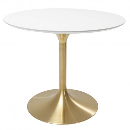 Table Invitation Set White Brass Kare Design