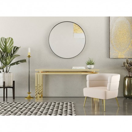 Fauteuil Sandwich fluweel creme Kare Design