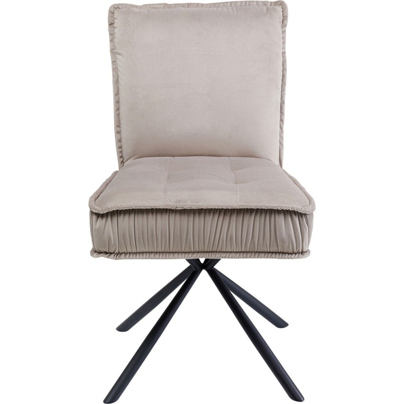 Chaise Chelsea gris Kare Design
