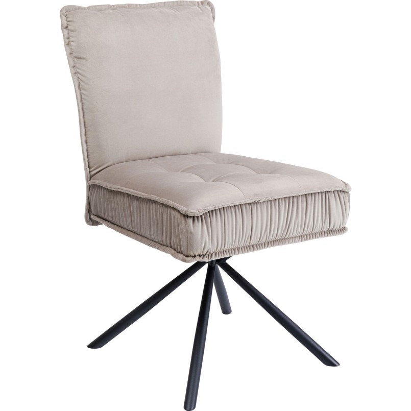 Chaise Chelsea gris Kare Design