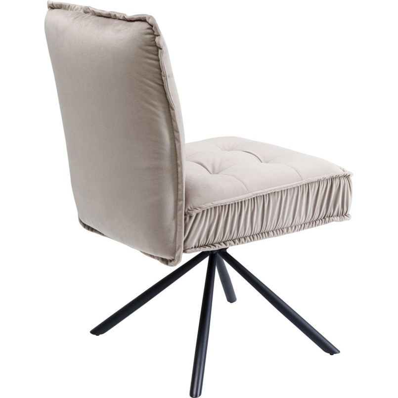 Chaise Chelsea gris Kare Design