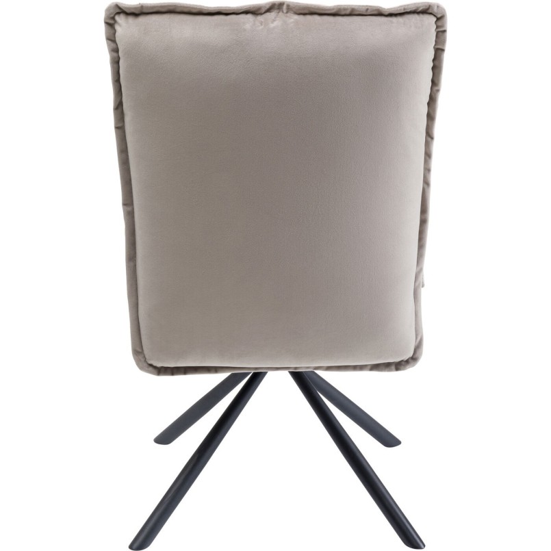 Chaise Chelsea gris Kare Design