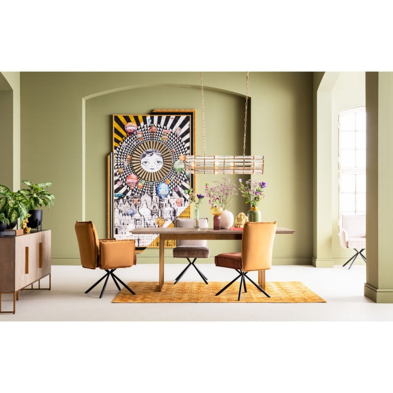 Chaise Chelsea gris Kare Design
