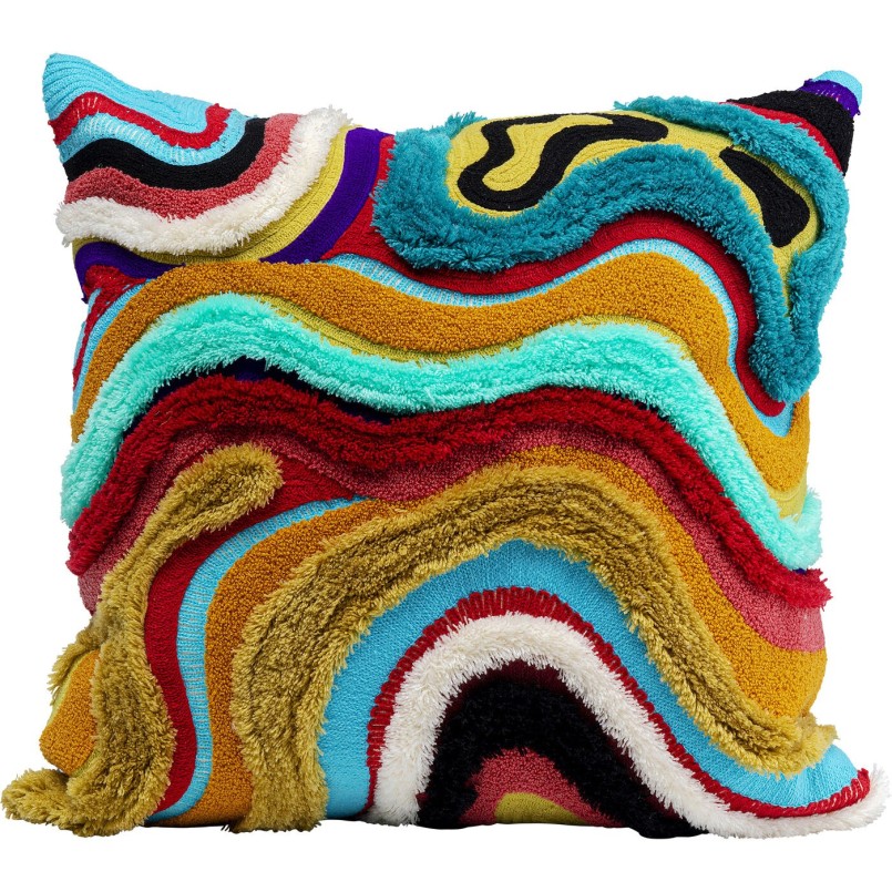 Coussin Waves Multi 45x45cm Kare Design