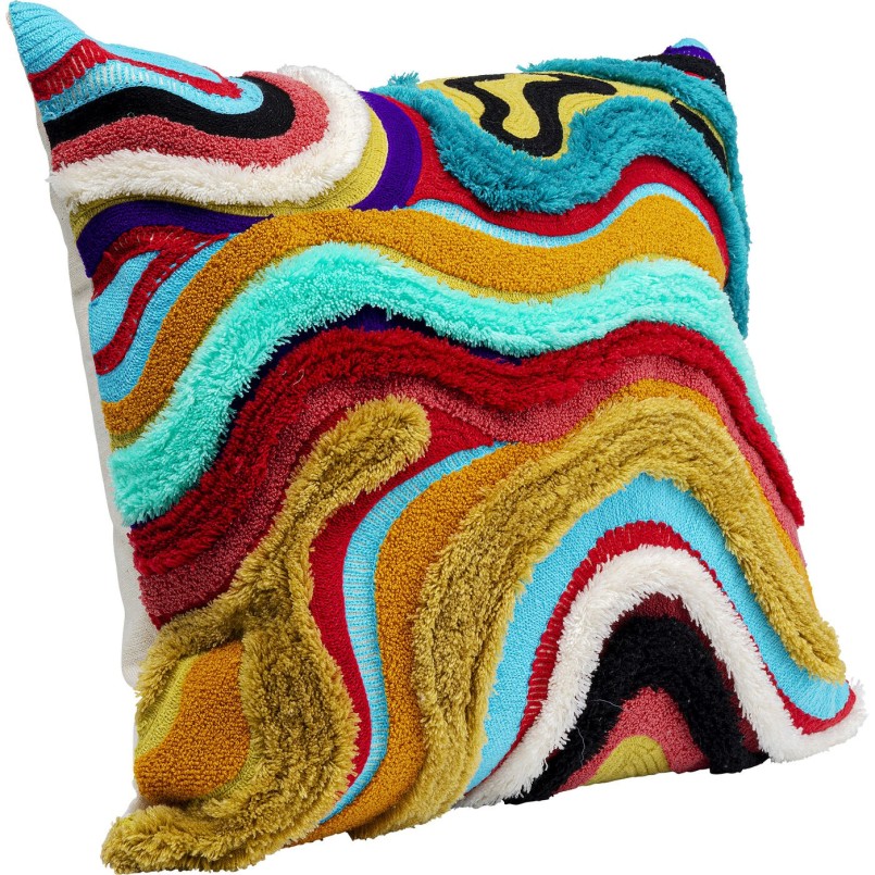 Coussin Waves multi 45x45cm