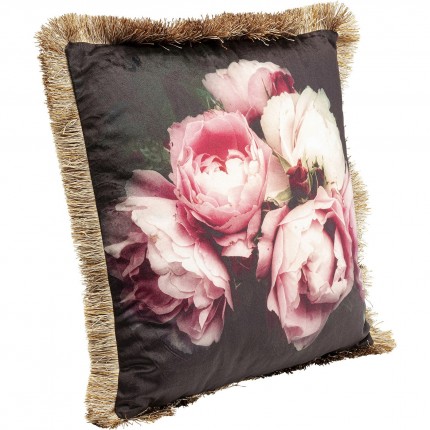 Cushion Fringe Blush Roses Kare Design