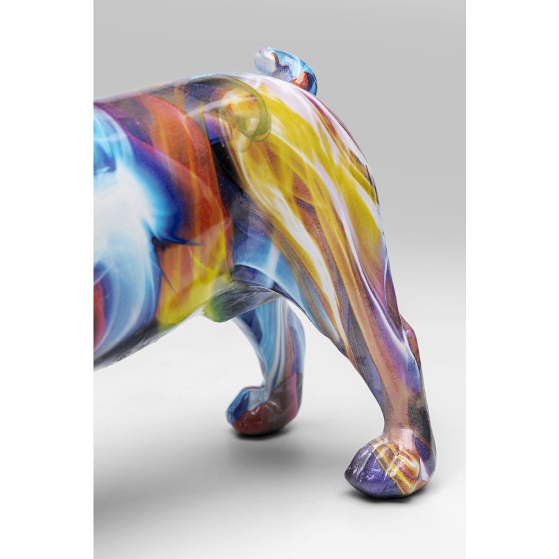Déco Bulldog halo de couleurs Kare Design