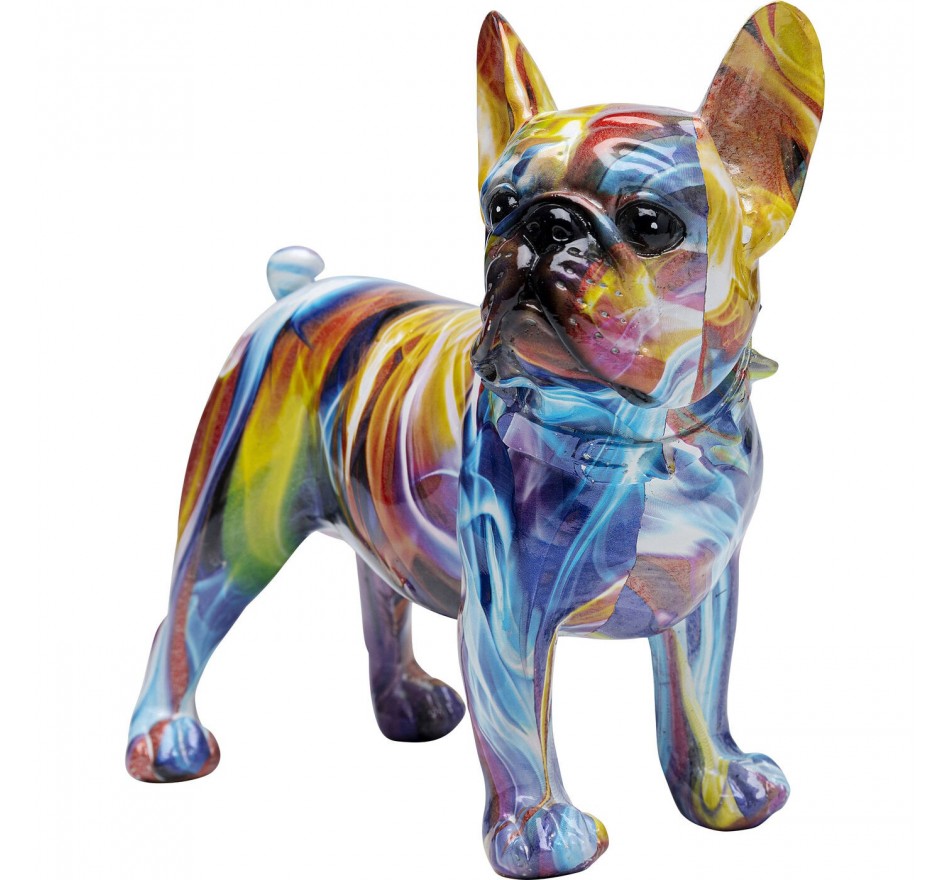 Déco bouledogue halo de couleurs Kare Design