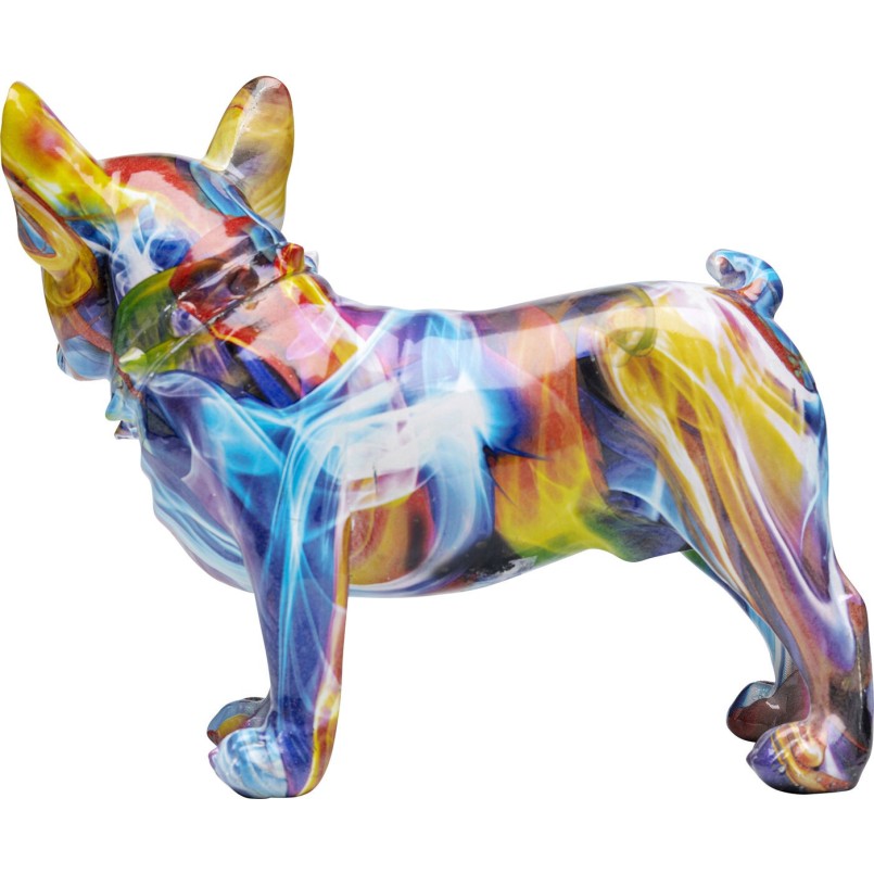 Déco Bulldog halo de couleurs Kare Design