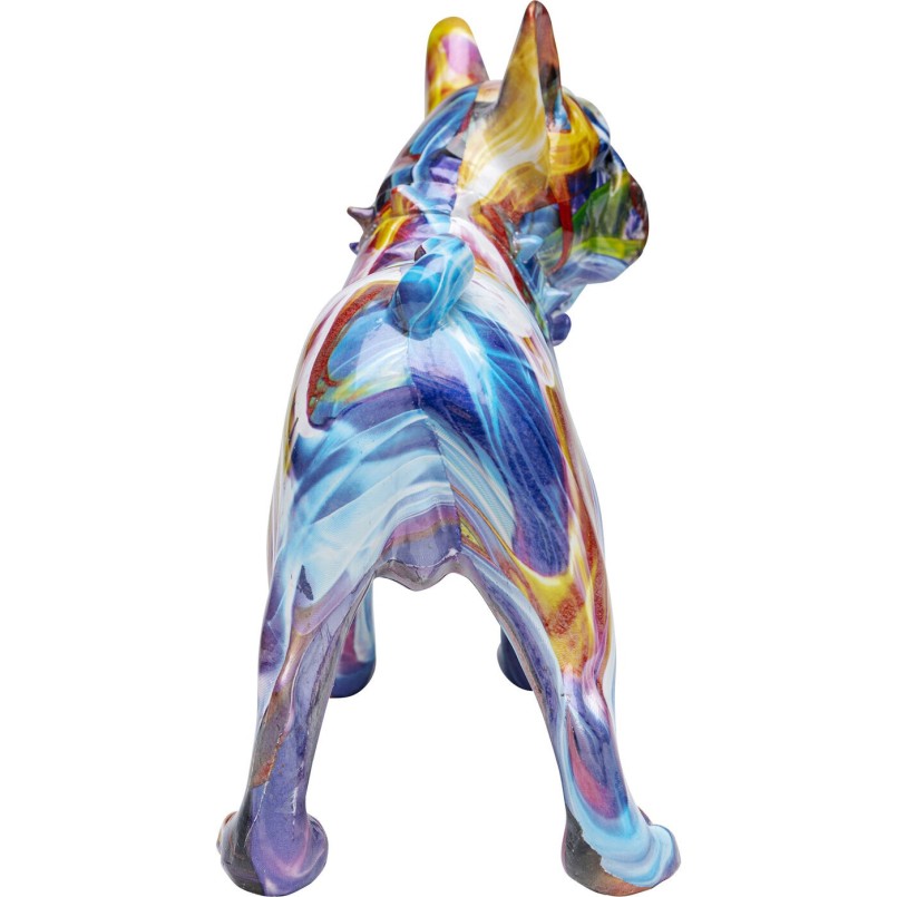 Déco Bulldog halo de couleurs Kare Design