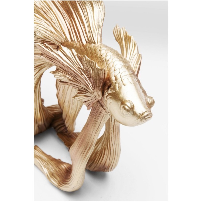 Déco Poisson combattant doré 63cm Kare Design