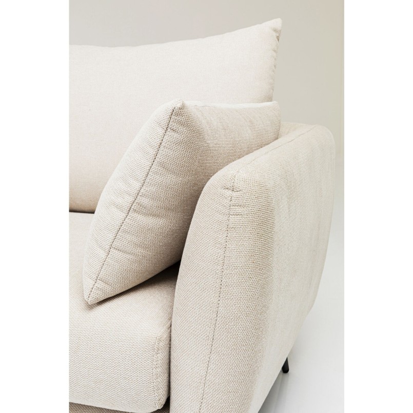Canapé d angle Amalfi gauche crème 275cm