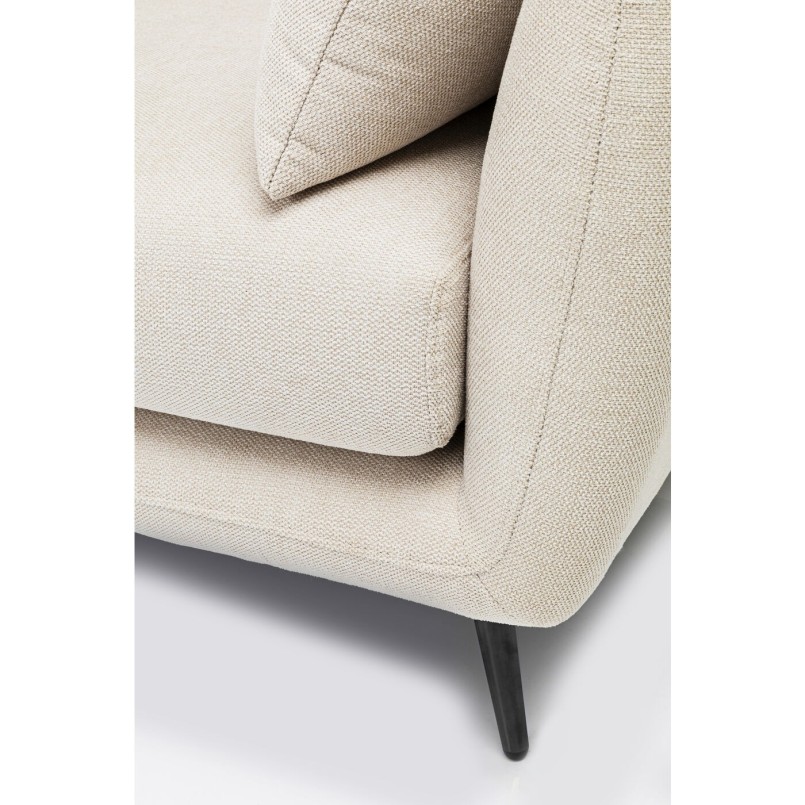 Canapé d angle Amalfi gauche crème 275cm
