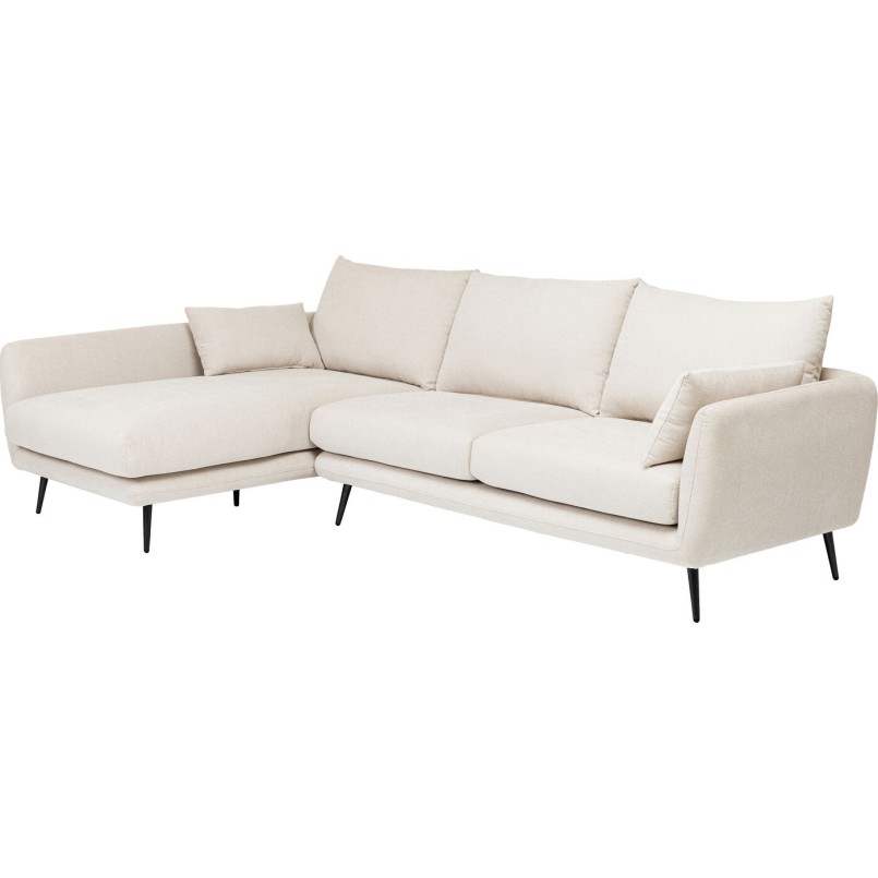 Canapé d angle Amalfi gauche crème 275cm