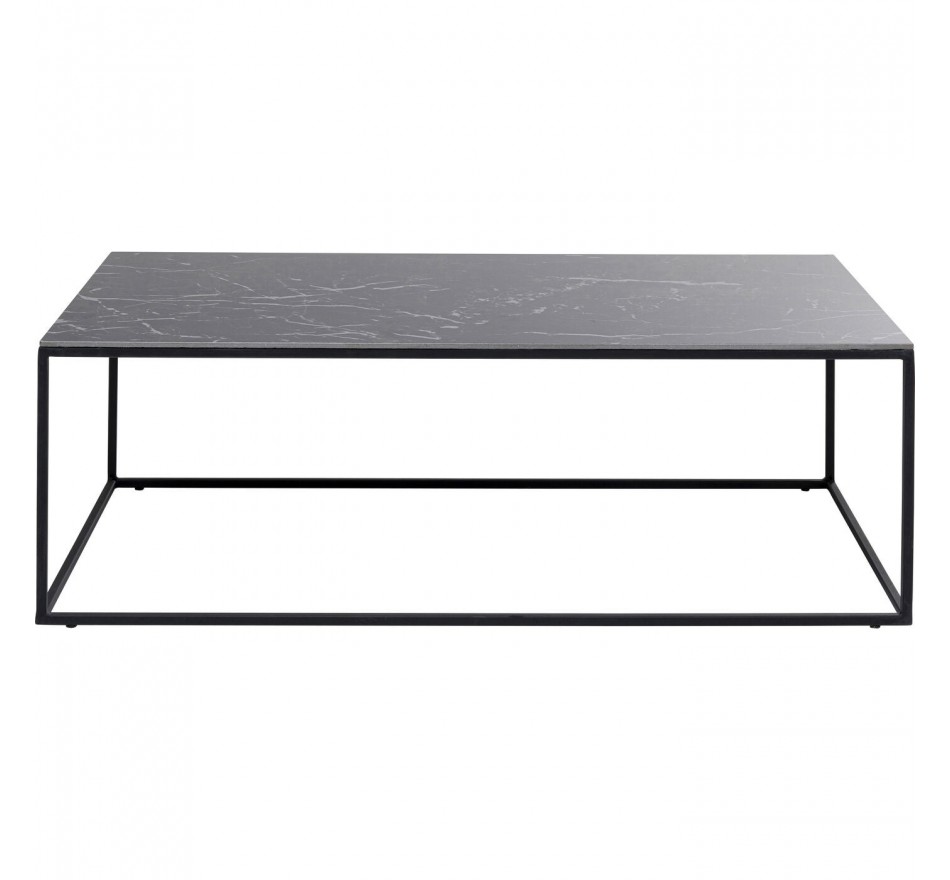 Contemporary Marble Effect Coffee Table, Blu Dot Minimalista Large Coffee Table